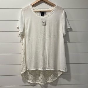 NWT Lace Back Blouse. 1068.